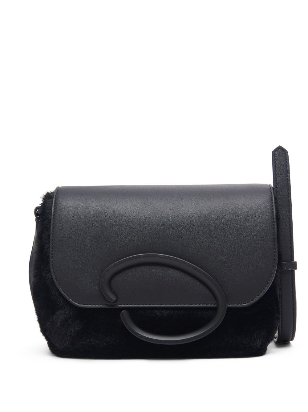 Oscar de la Renta Oath leather shoulder bag - Black von Oscar de la Renta