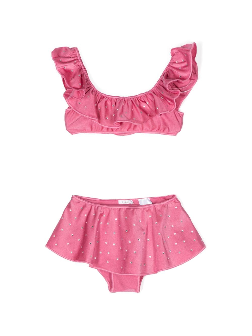 Oseree Kids crystal-embellished bikini - Pink von Oseree Kids