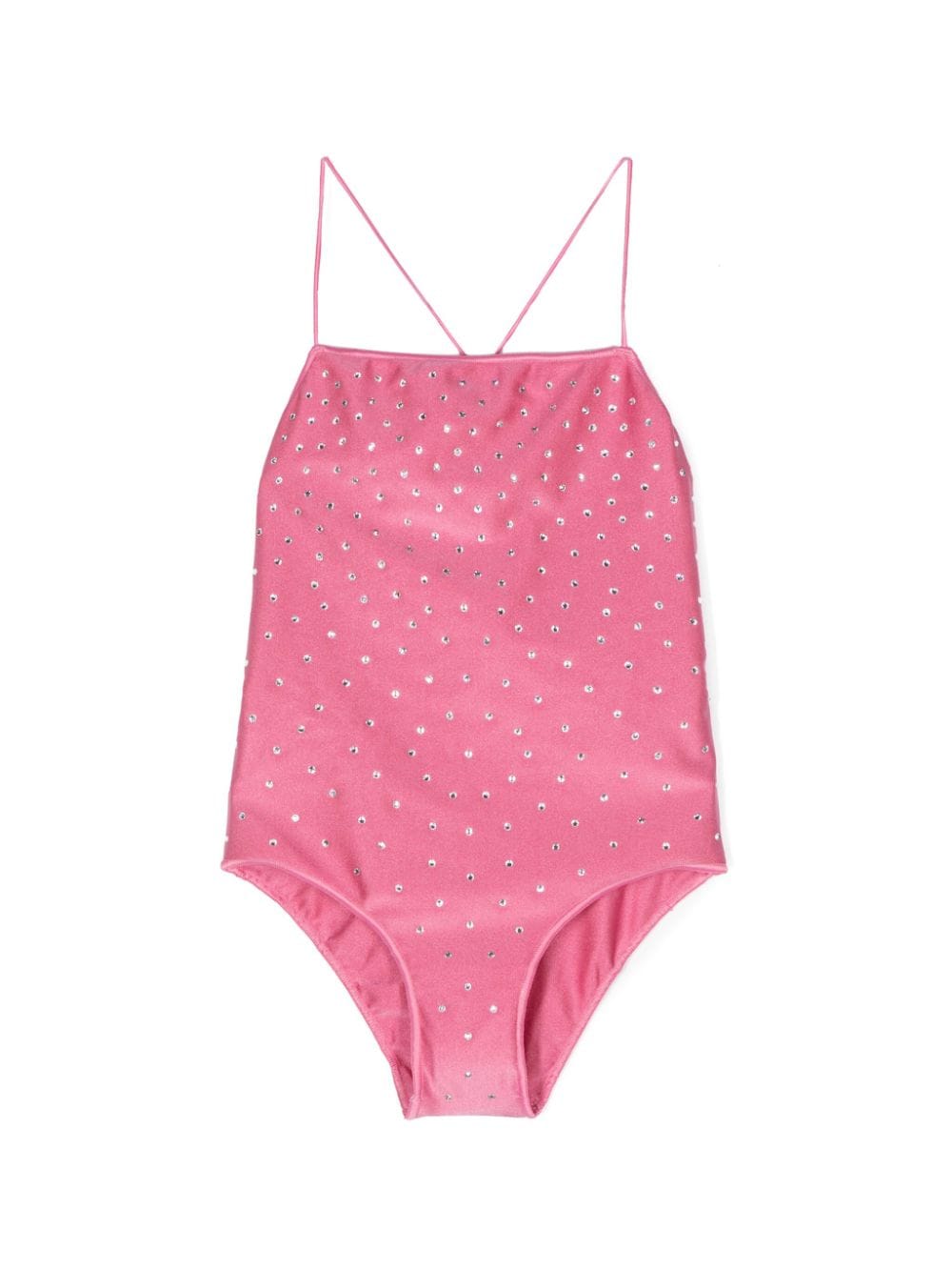 Oseree Kids crystal embellished swimsuit - Pink von Oseree Kids