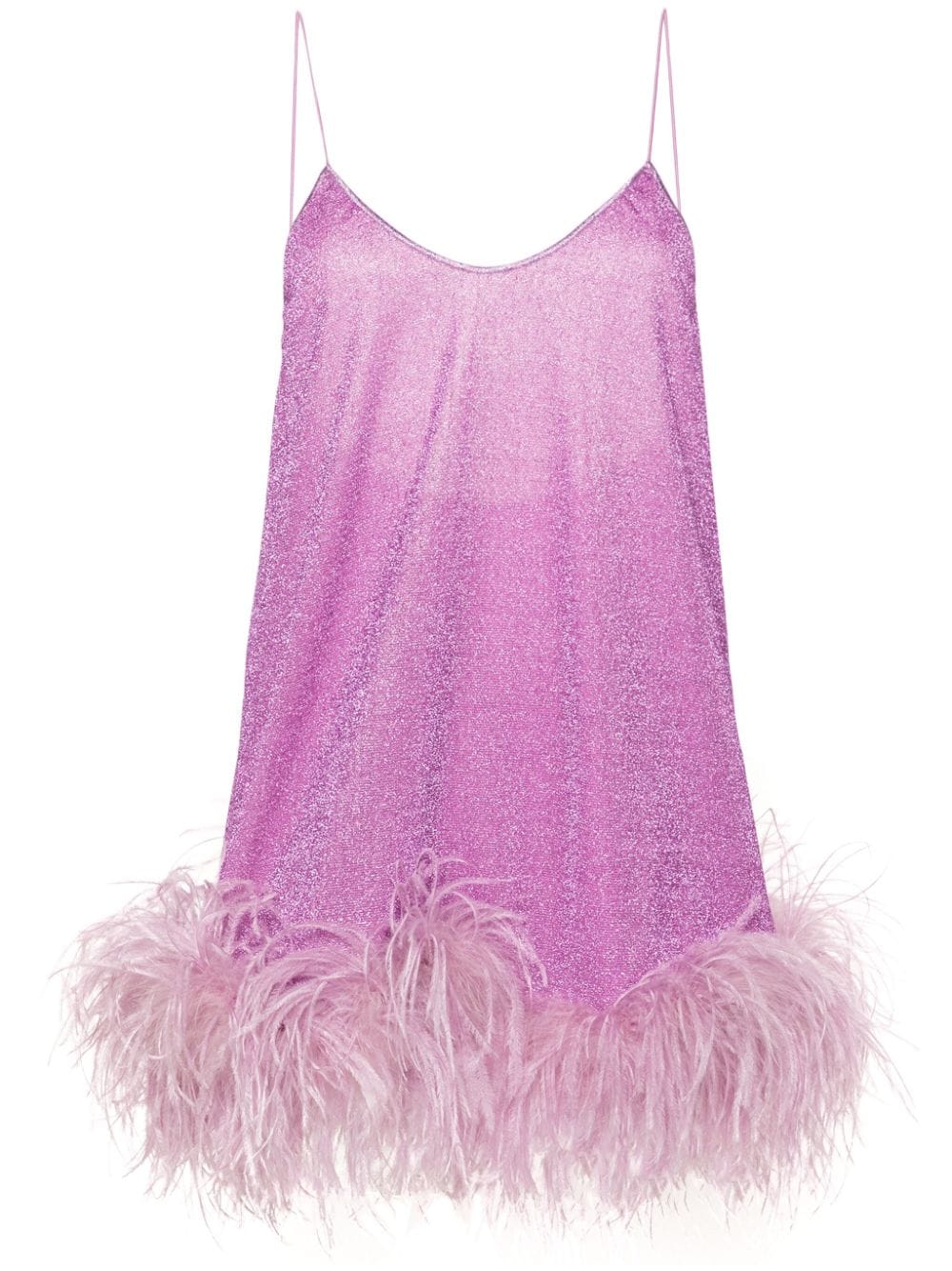 Oséree Lumière Plumage minidress - Purple von Oséree