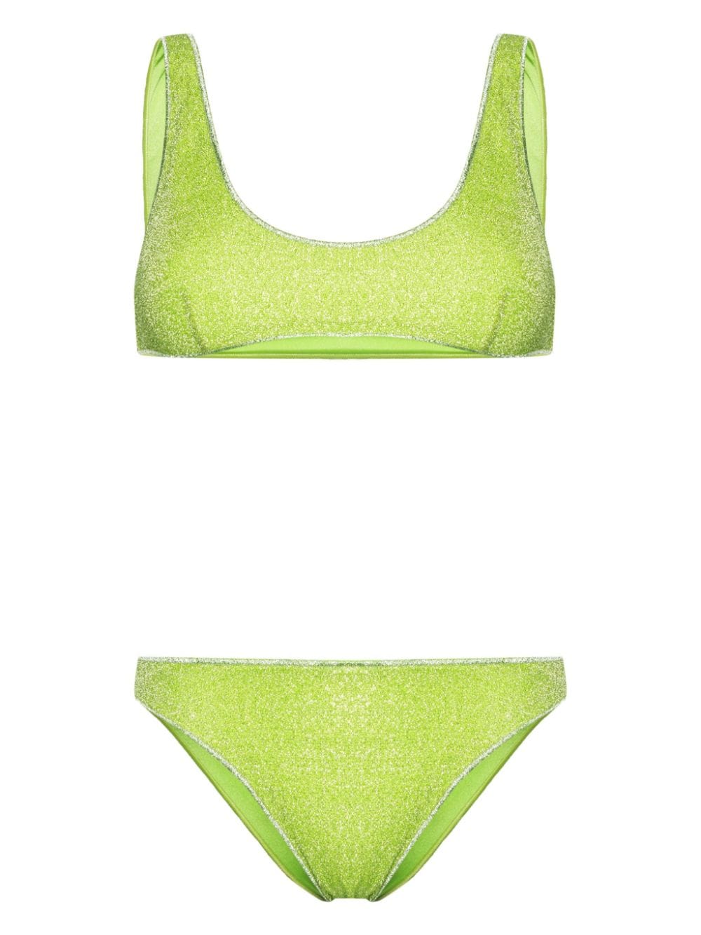 Oséree Lumière lurex bikini - Green von Oséree