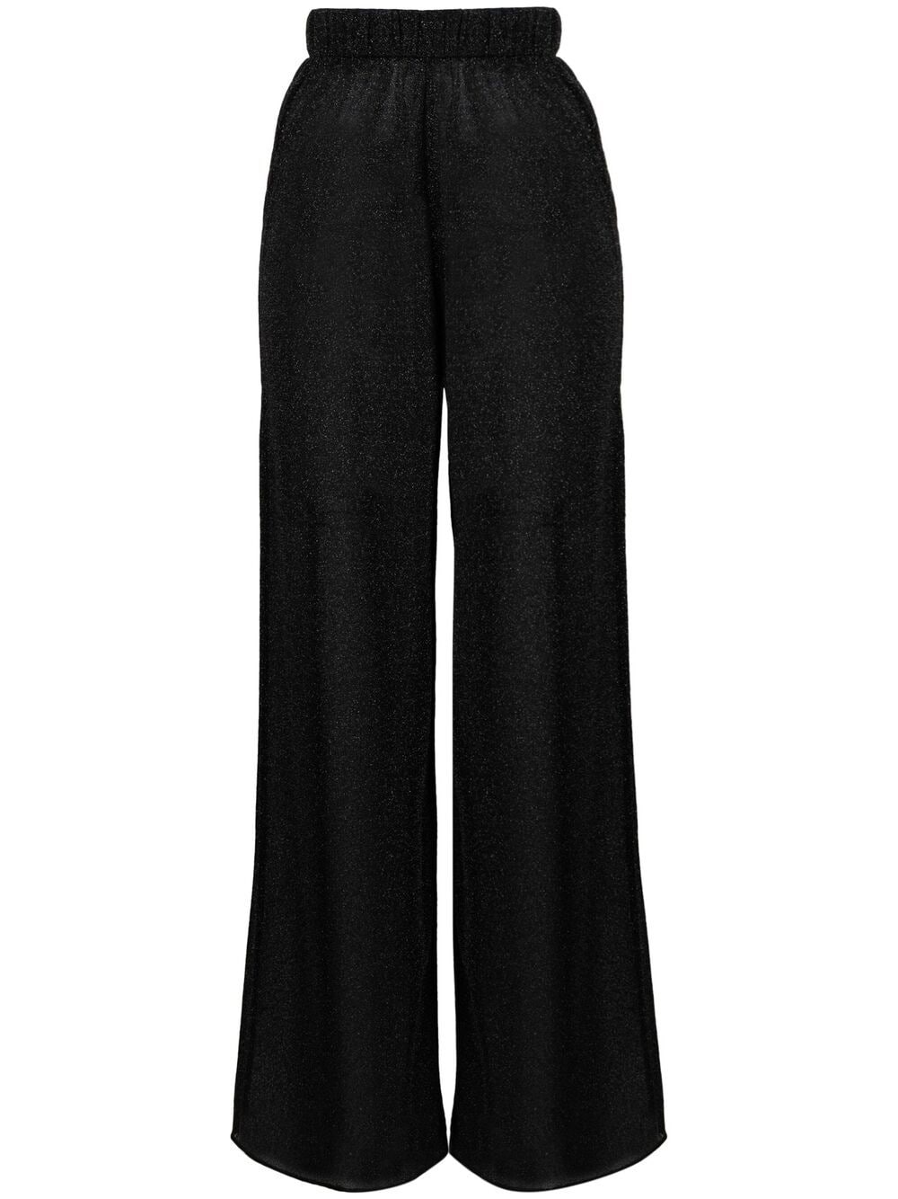 Oséree sparkling effect wide leg trousers - Black von Oséree