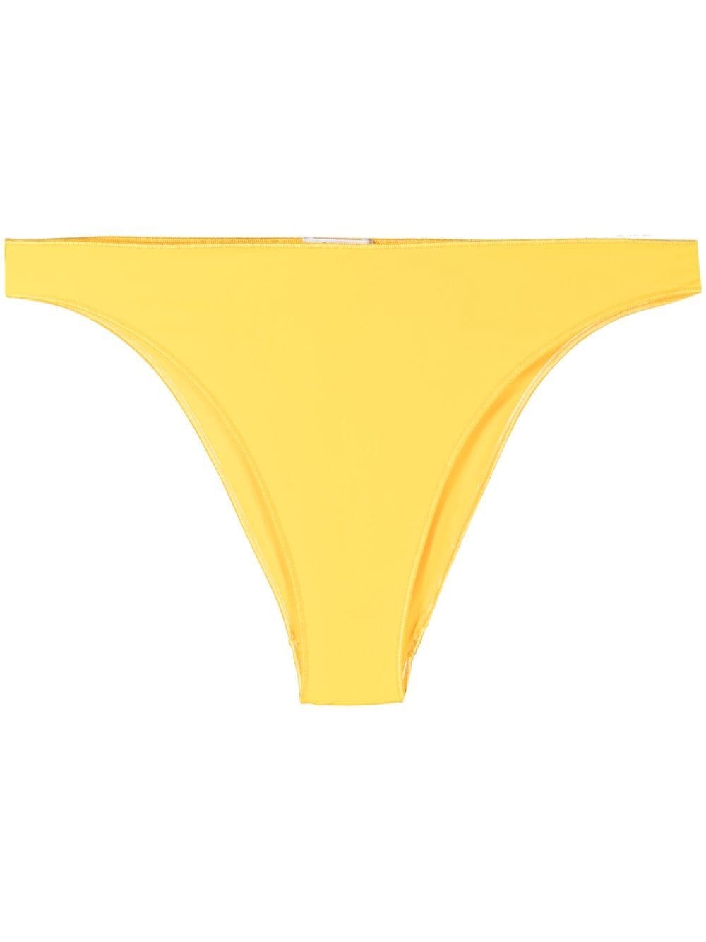 Oséree tonal-stitching briefs - Yellow von Oséree