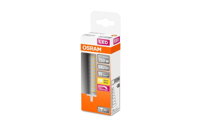 Osram LED-Leuchtmittel »Superstar Line 118 17.5W, R7 s Warmweiss«, R7s, 1 St., Warmweiss von Osram