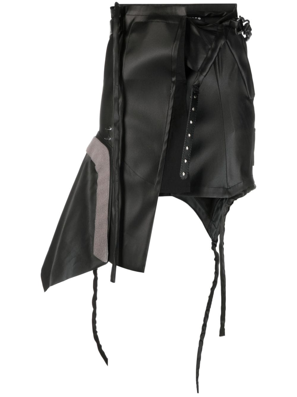 Ottolinger Biker asymmetric skirt - Black von Ottolinger