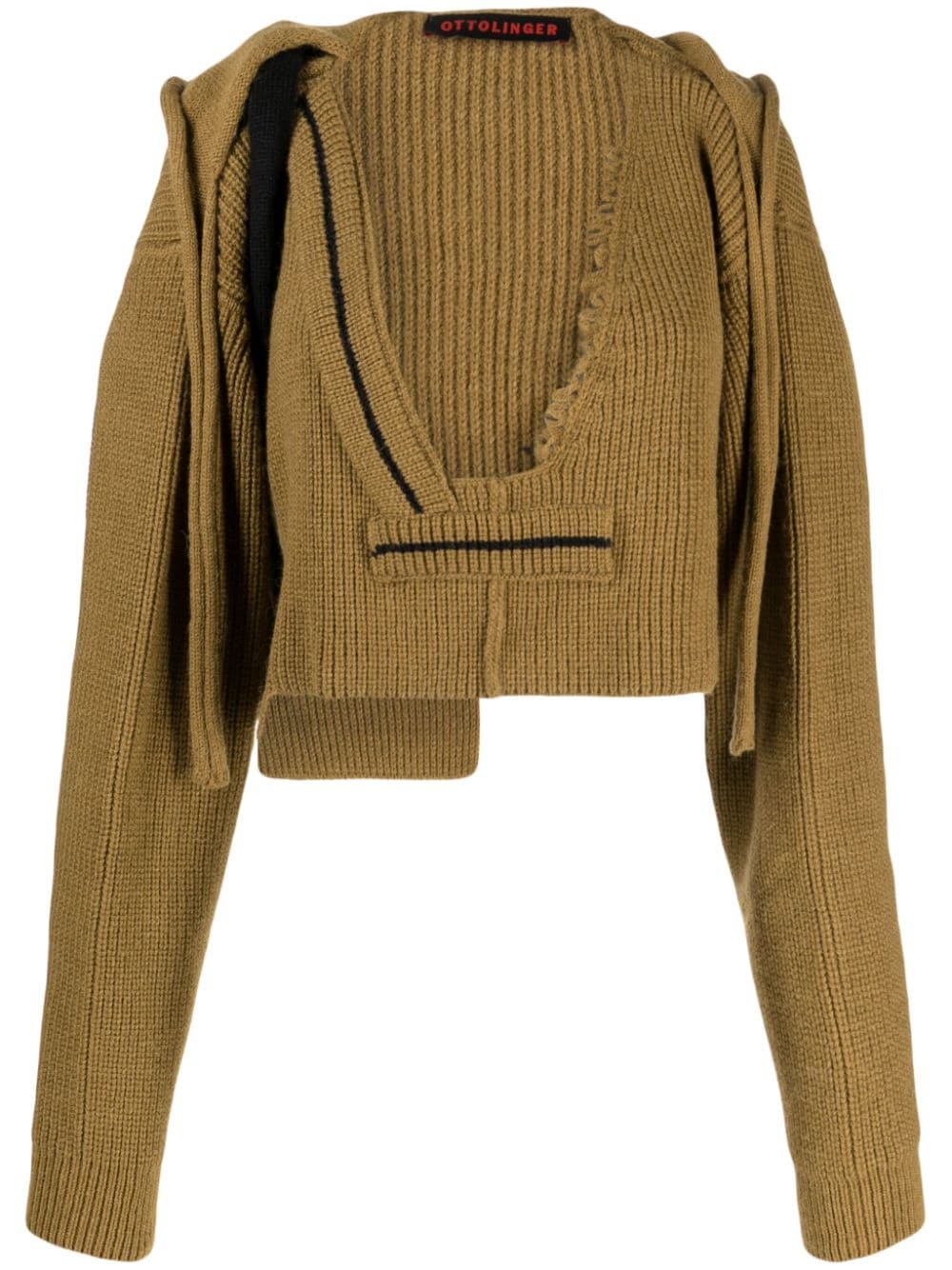 Ottolinger chunky-knit hooded jumper - Brown von Ottolinger