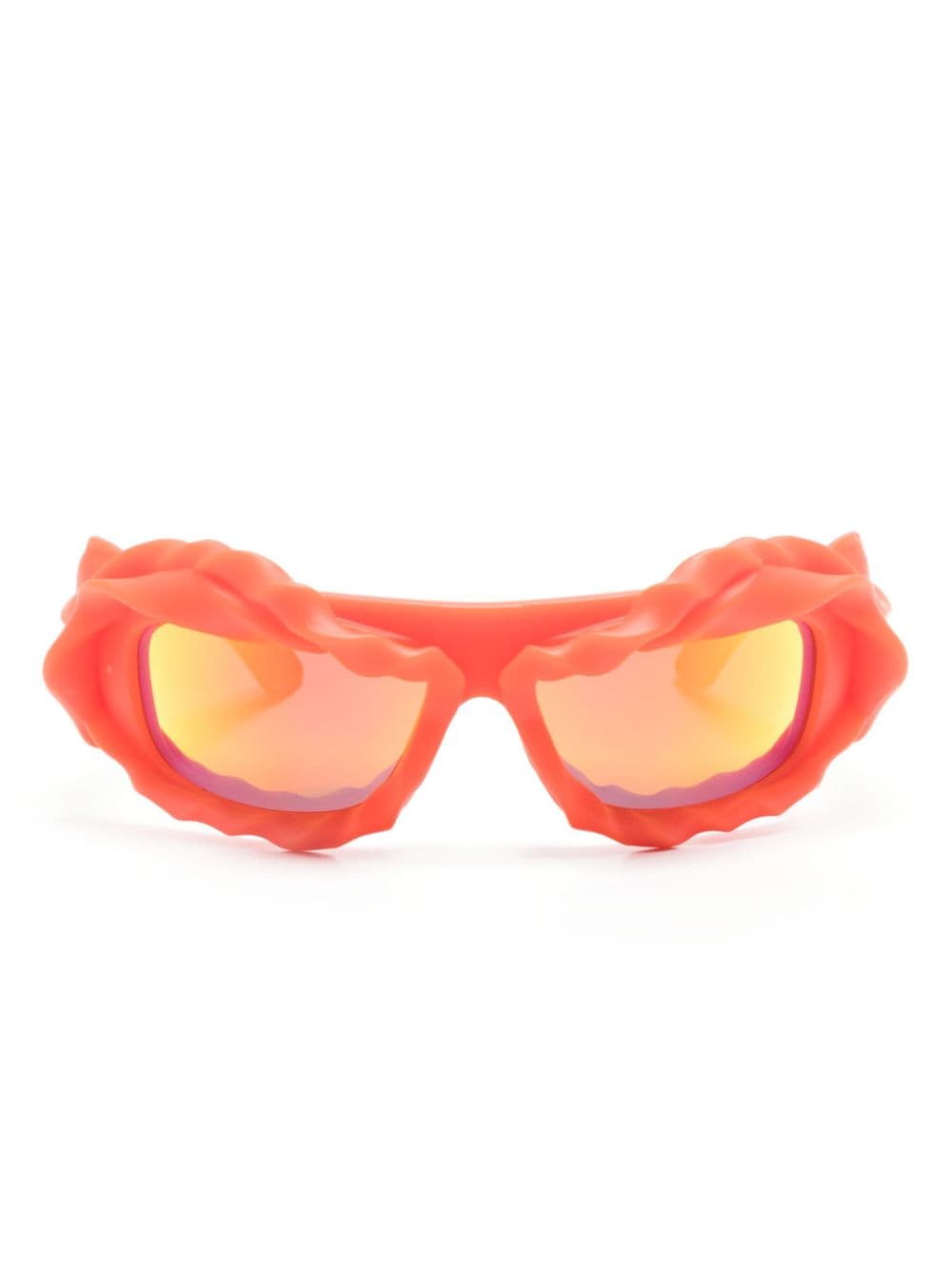 Ottolinger twisted oversided-frame sunglasses - Red von Ottolinger