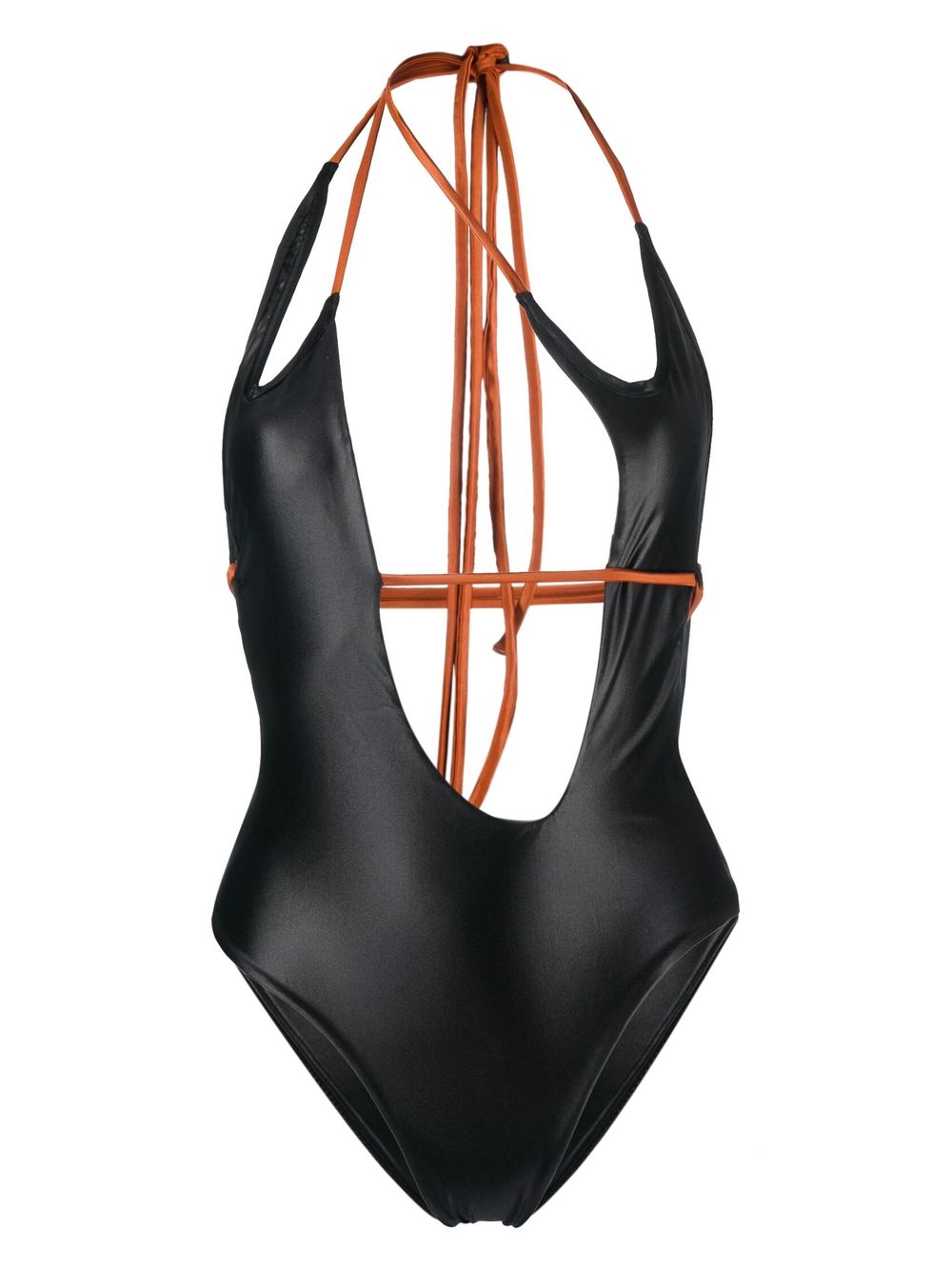 Ottolinger wrap-around string swimsuit - Black