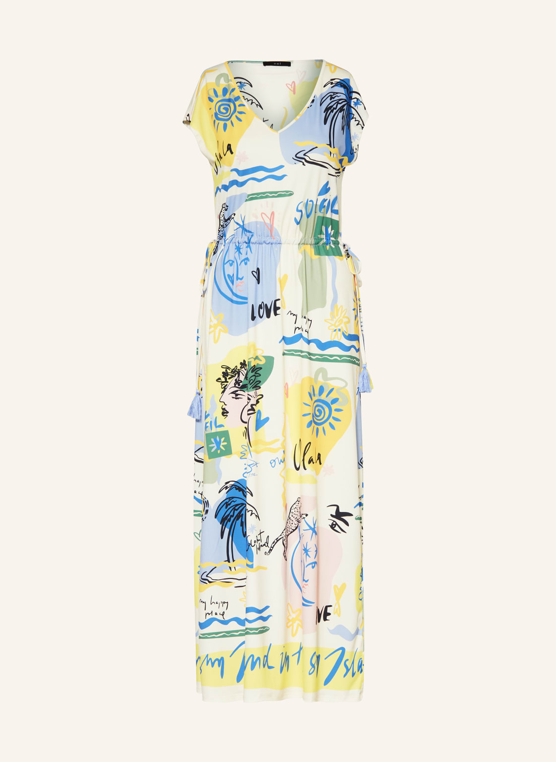Oui Kleid gelb von Oui