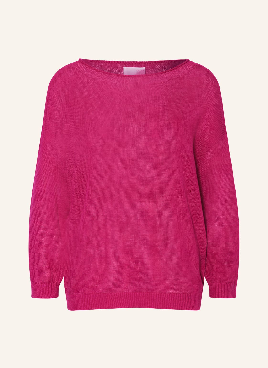 Oui Leinenpullover pink von Oui