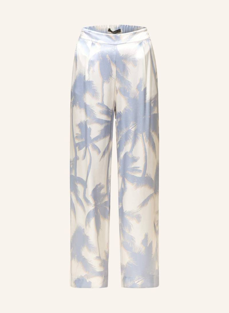 Oui Marlenehose Aus Satin weiss von Oui
