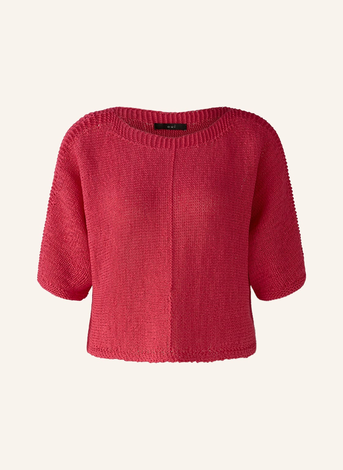 Oui Pullover Mit 3/4-Arm pink von Oui