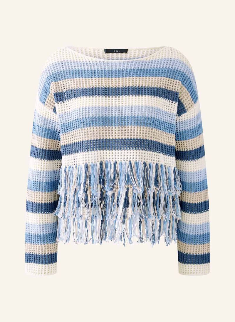 Oui Pullover blau von Oui