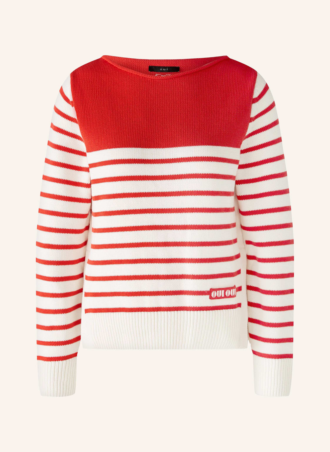 Oui Pullover weiss von Oui