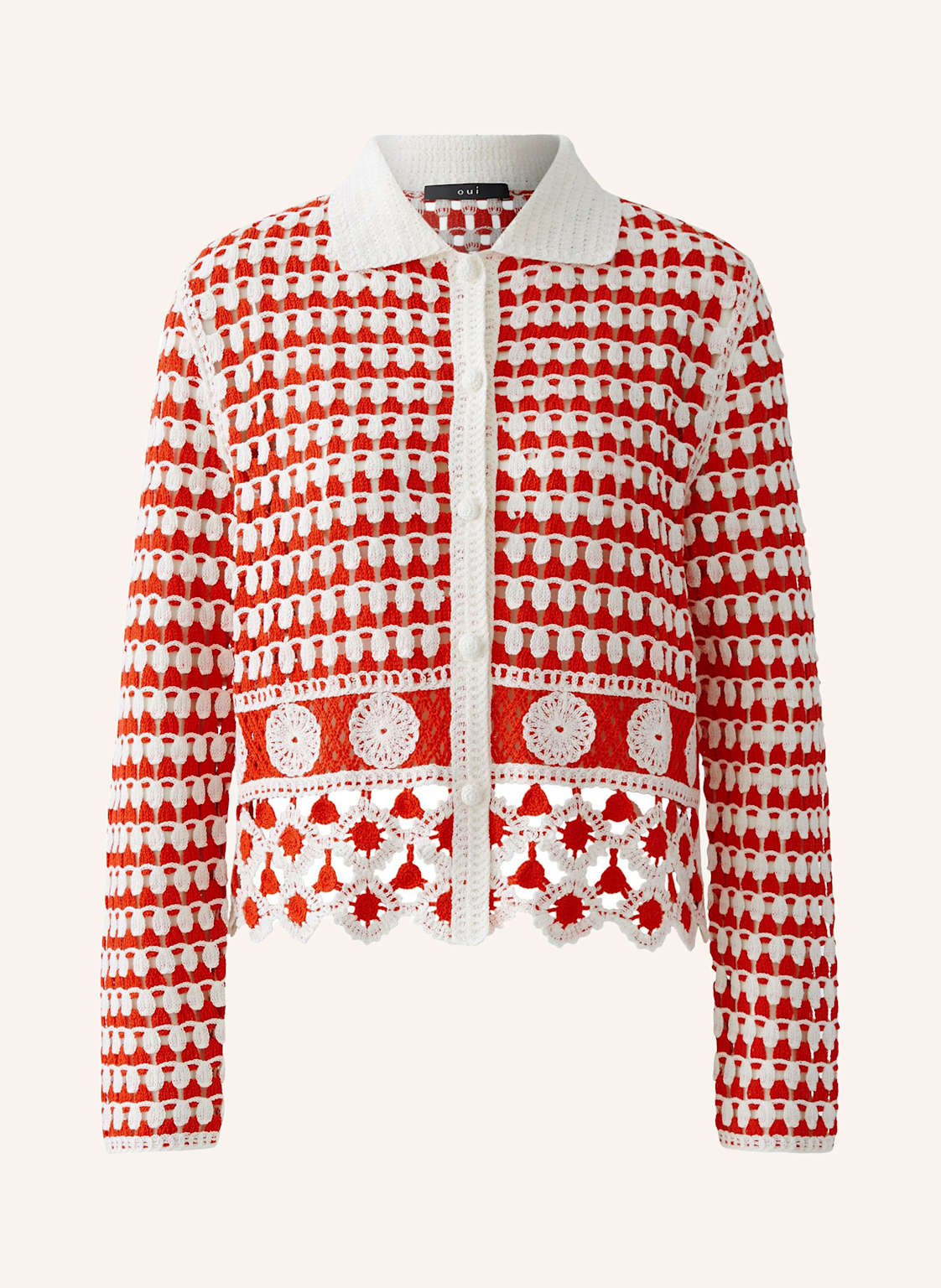 Oui Strickjacke rot Oui Strickjacke rot von Oui