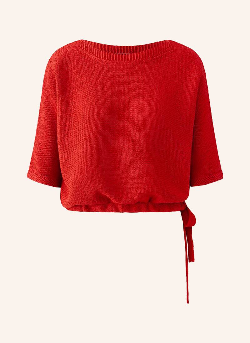 Oui Strickshirt Mit 3/4-Arm rot von Oui
