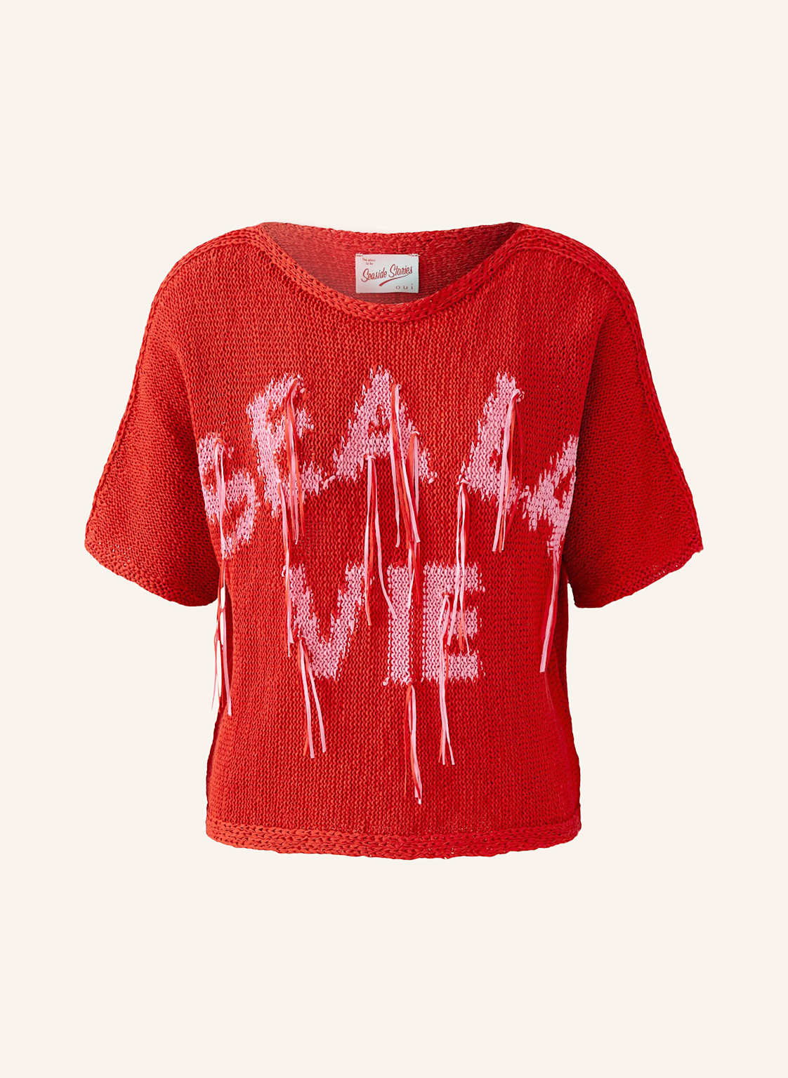 Oui Strickshirt rot von Oui