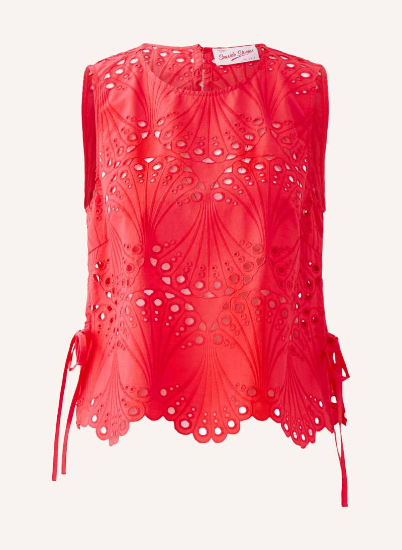 Oui Top Aus Lochspitze rot von Oui