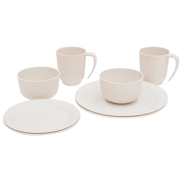 Outwell - Delish 2 Person Dinner Set - Geschirr-Set weiß/beige von Outwell