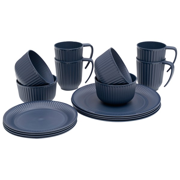 Outwell - Delish 4 Person Dinner Set - Geschirr-Set blau von Outwell