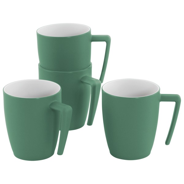 Outwell - Gala 4 Person Mug Set - Geschirr-Set Gr 11,5 x 8,5 x 10 cm grün von Outwell