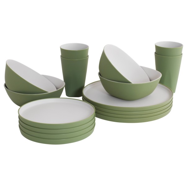 Outwell - Gala Geschirrr-Set 4 Personen - Geschirr-Set oliv Outwell - Gala Geschirrr-Set 4 Personen - Geschirr-Set oliv von Outwell