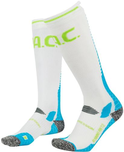 P.A.C PAC RN 7.2 Running Reflective Pro Compression Women - white/cyan (Grösse: 32-38) von P.A.C