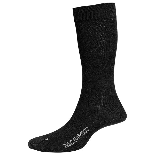P.A.C. - Bamboo Crew Liner - Multifunktionssocken Gr 43-47 schwarz von P.A.C.