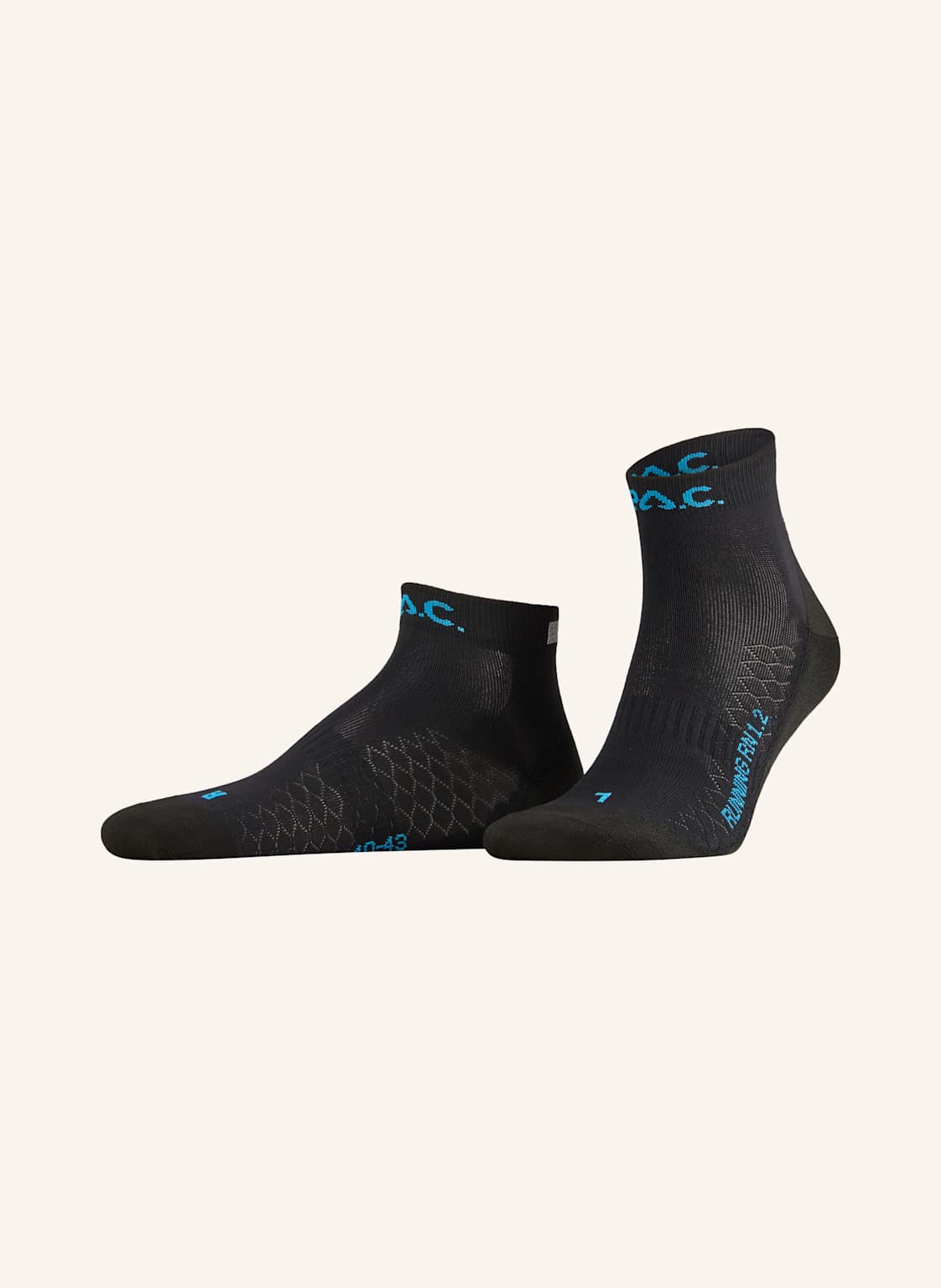 P.A.C. Laufsocken Rn 1.2 Ultralight Speed schwarz von P.A.C.