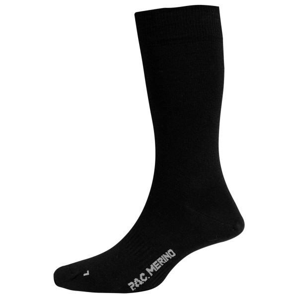 P.A.C. - Merino Crew Liner - Multifunktionssocken Gr 39-42 schwarz von P.A.C.