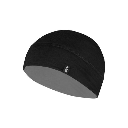 P.A.C. Merino Fleece Beanie - total black (Grösse: one si) von P.A.C