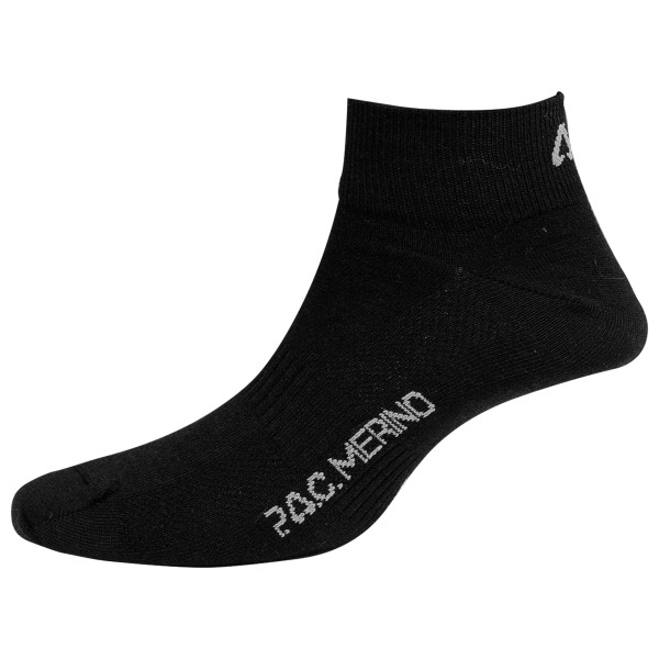 P.A.C. - Merino Quarter - Multifunktionssocken Gr 39-42 schwarz von P.A.C.