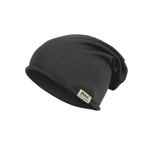 P.A.C. Nature Merin 100% Recycled Merino Beanie - black (Grösse: one si) von P.A.C