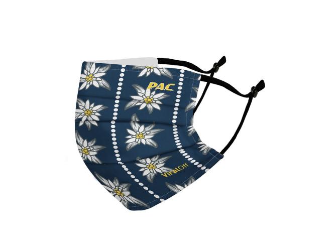 P.A.C. ViralOff Premium-Filter Community Mask 3.0 - edelweiss black (Grösse: one si) von P.A.C