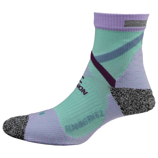 P.A.C. - Women's 6.2 Running Reflective Pro Mid Compression - Laufsocken Gr 38-41 türkis von P.A.C.