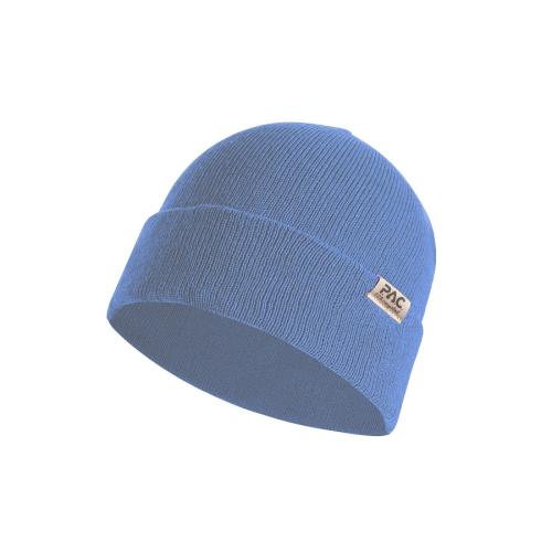 P.A.C.Nature Bippa 100% Recycled Merino Beanie - blue (Grösse: one si) von P.A.C