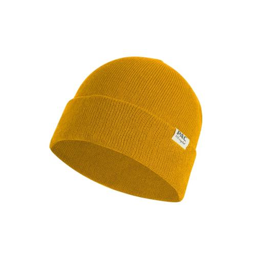 P.A.C.Nature Bippa 100% Recycled Merino Beanie - yellow (Grösse: one si) von P.A.C