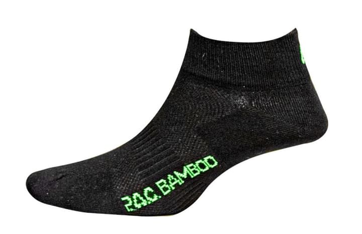 P.a.c. Bamboo Quarter Socken schwarz von P.A.C.