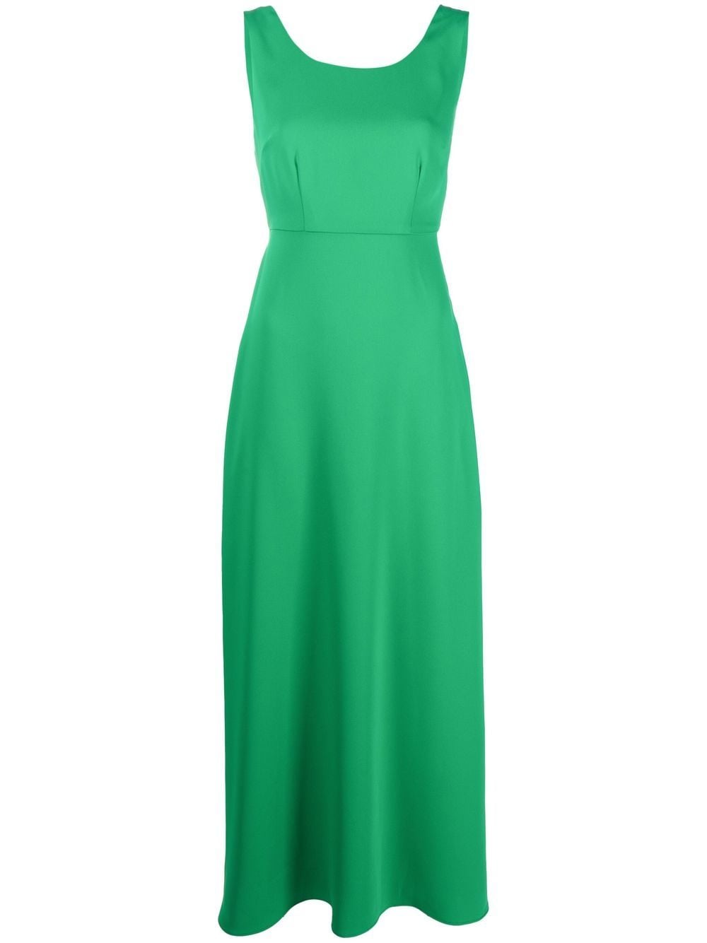 P.A.R.O.S.H. Panty rear-tie maxi dress - Green von P.A.R.O.S.H.