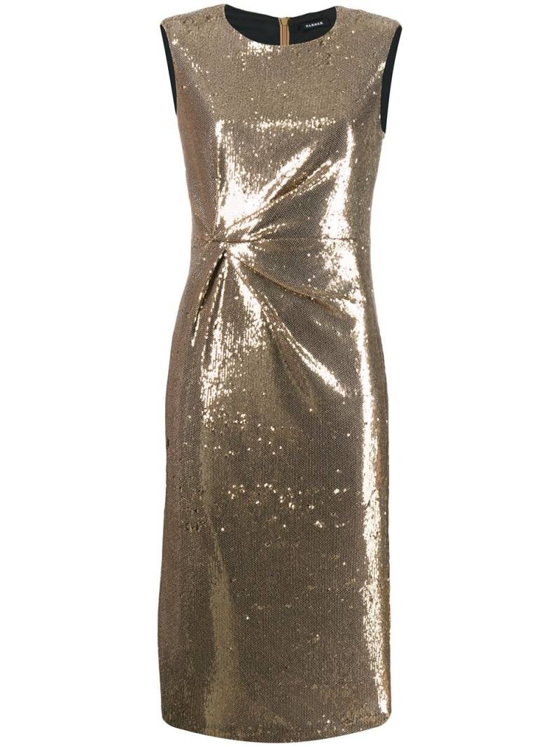 P.A.R.O.S.H. Pille dress - Gold von P.A.R.O.S.H.