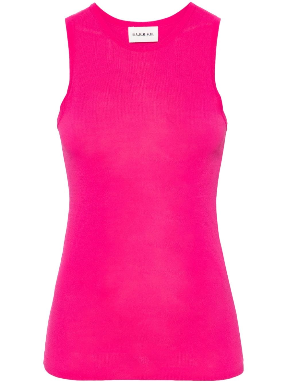 P.A.R.O.S.H. Roux knitted tank top - Pink von P.A.R.O.S.H.