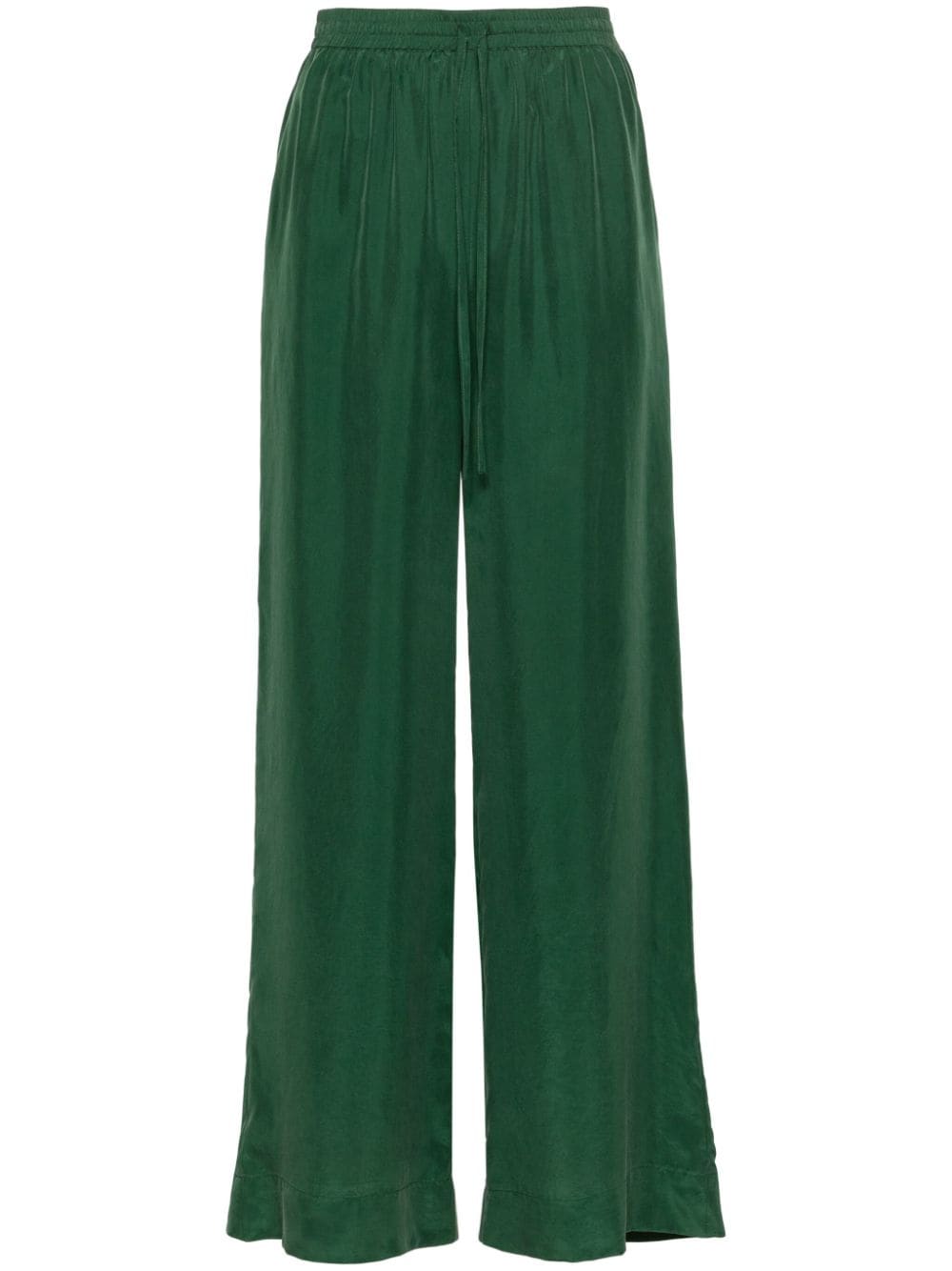 P.A.R.O.S.H. Sunny24 silk trousers - Green von P.A.R.O.S.H.