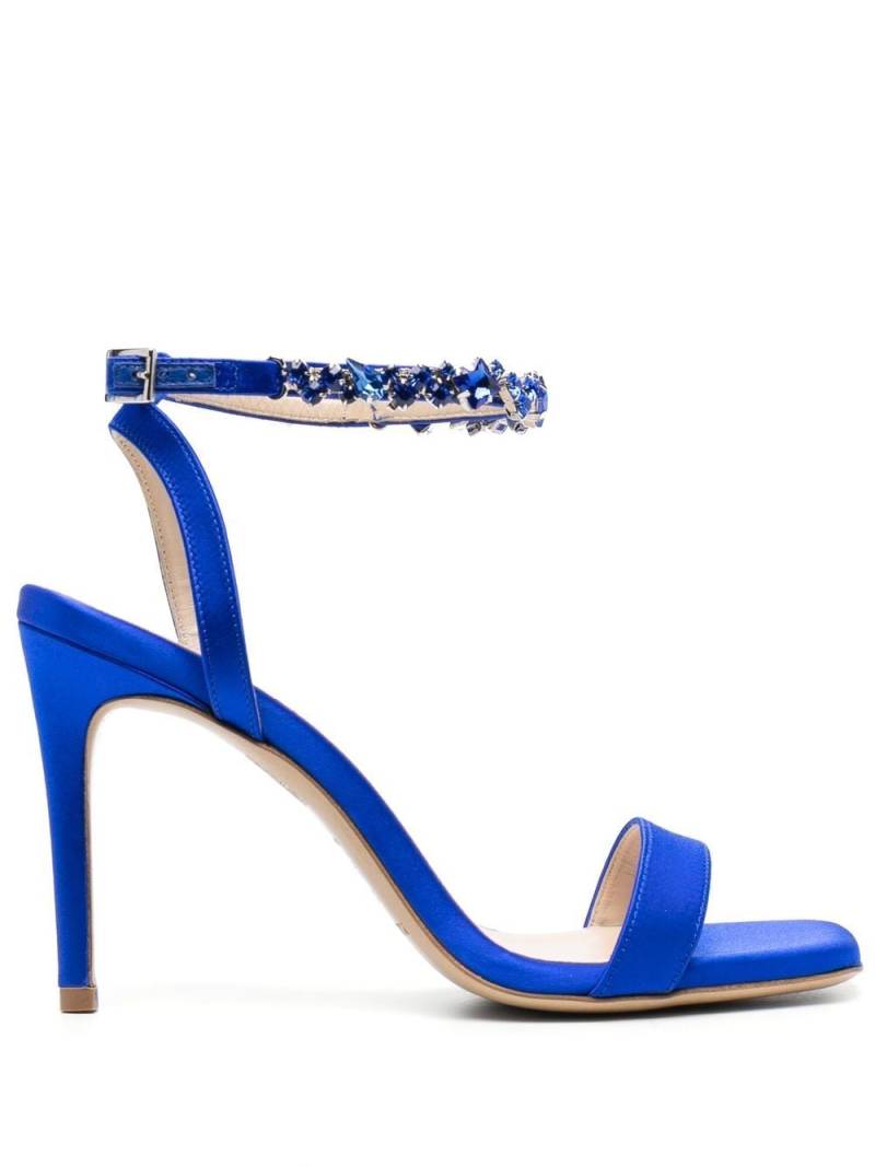 P.A.R.O.S.H. Vashoe rhinestone-embellished sandals - Blue von P.A.R.O.S.H.