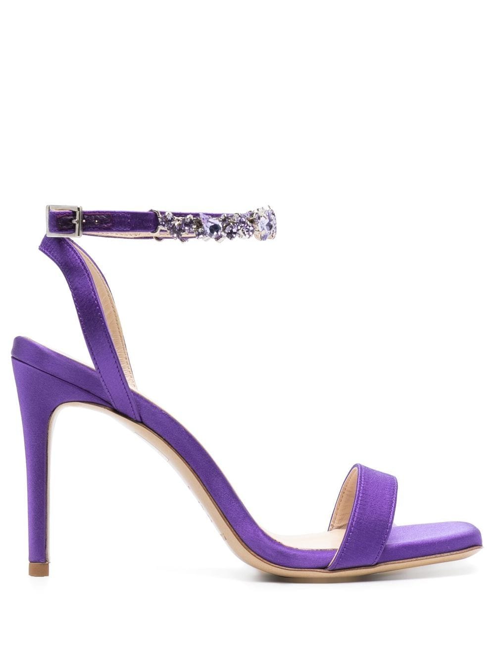 P.A.R.O.S.H. Vashoe rhinestone-embellished sandals - Purple von P.A.R.O.S.H.