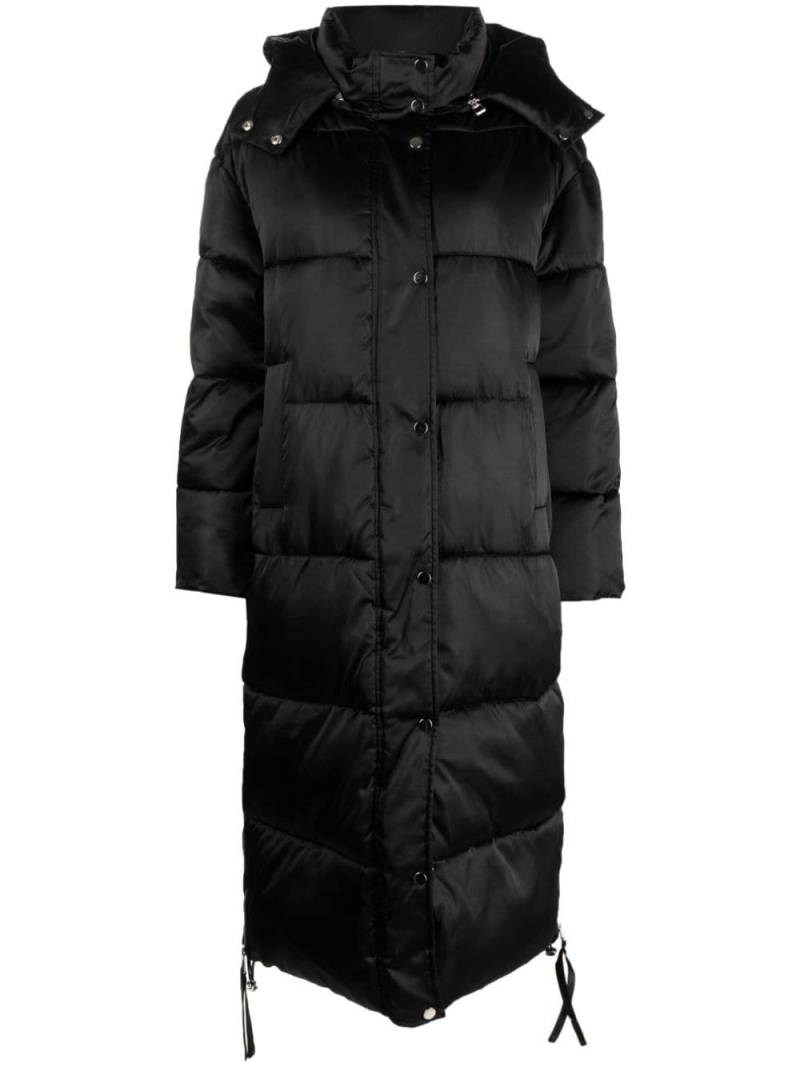 P.A.R.O.S.H. detachable-hood long padded coat - Black von P.A.R.O.S.H.