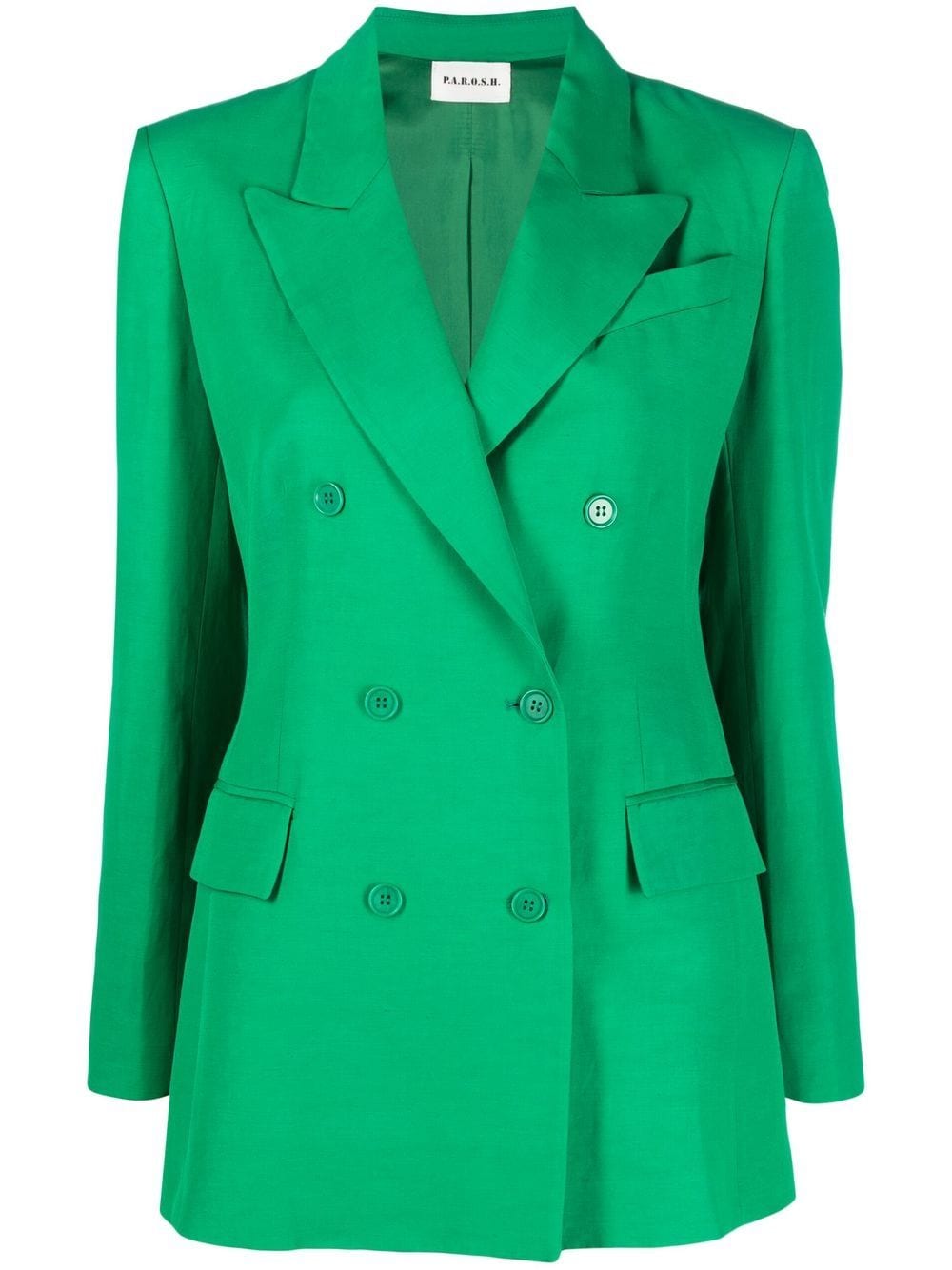 P.A.R.O.S.H. double-breasted blazer - Green von P.A.R.O.S.H.