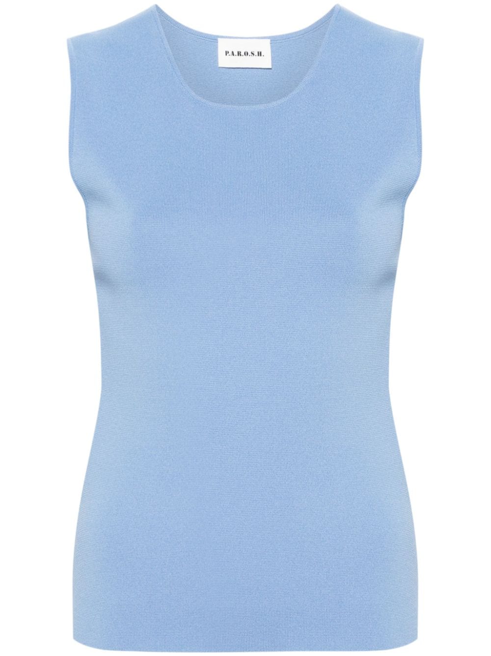 P.A.R.O.S.H. fine-knit tank top - Blue von P.A.R.O.S.H.