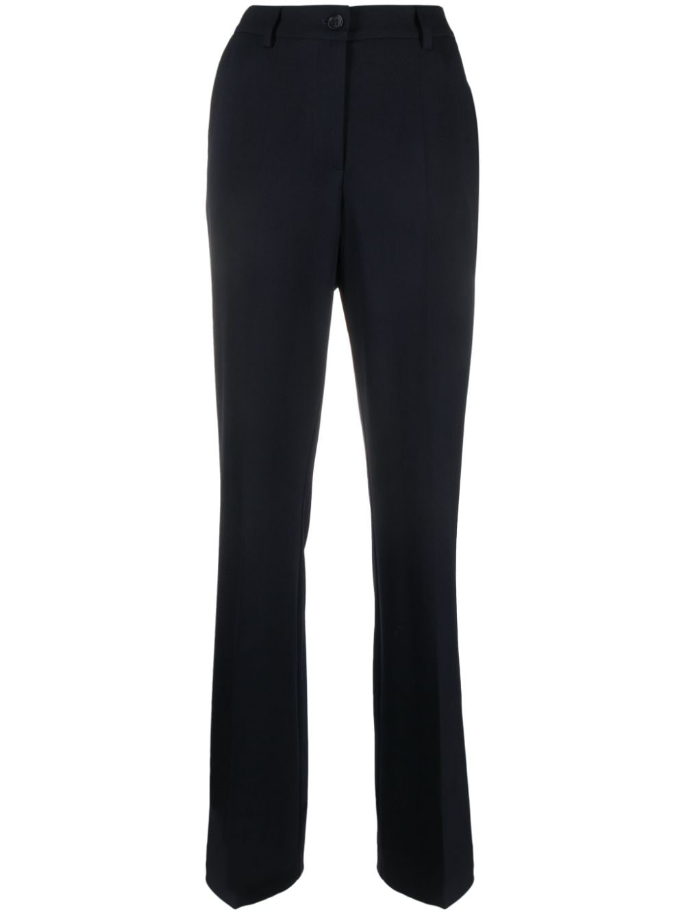 P.A.R.O.S.H. flared virgin-wool trousers - Blue von P.A.R.O.S.H.