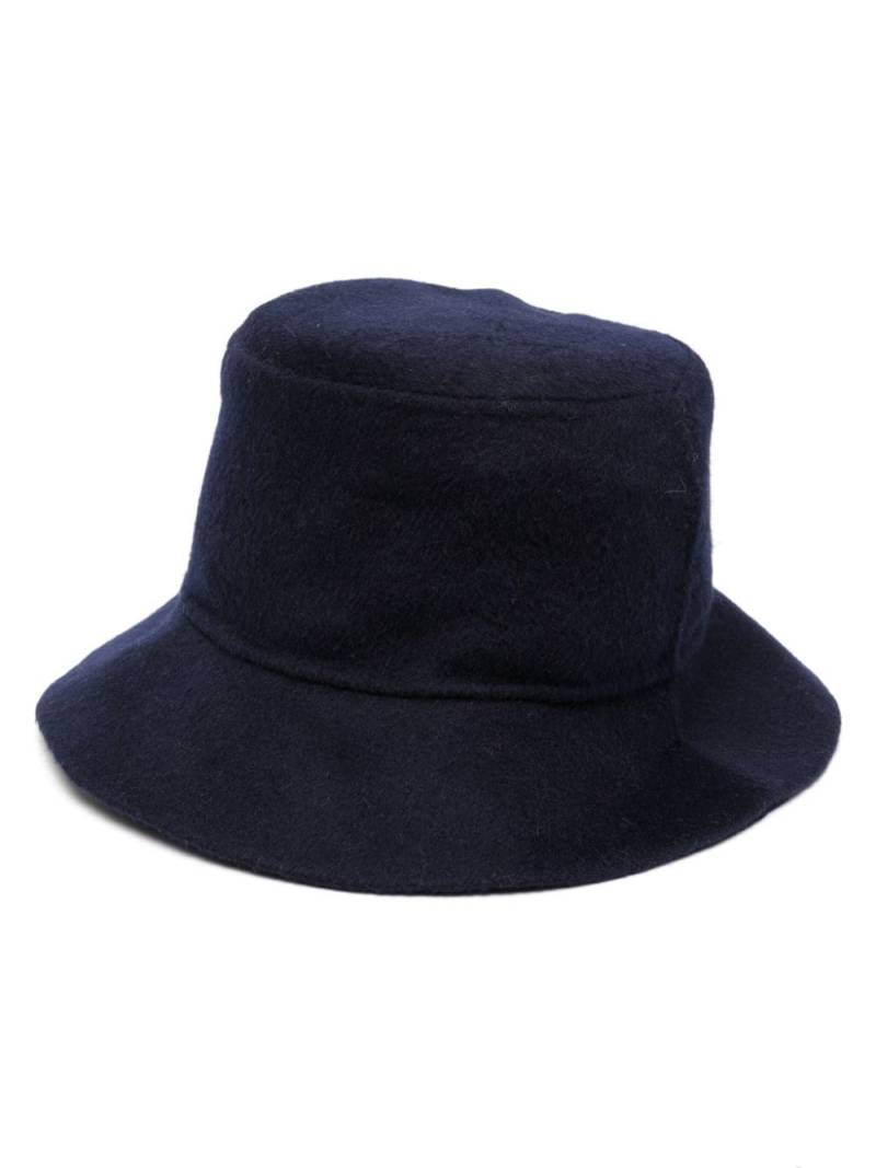 P.A.R.O.S.H. flat-crown wool bucket hat - Blue von P.A.R.O.S.H.