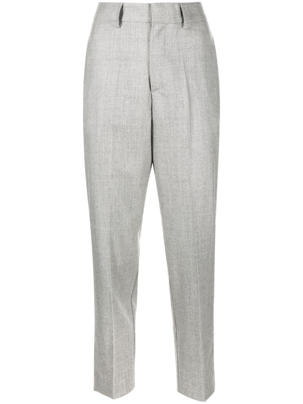 P.A.R.O.S.H. high-waist cropped trousers - Grey von P.A.R.O.S.H.